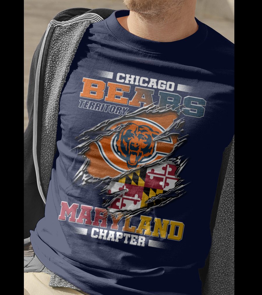 Chicago Bears Territory Maryland Chapter T-Shirt