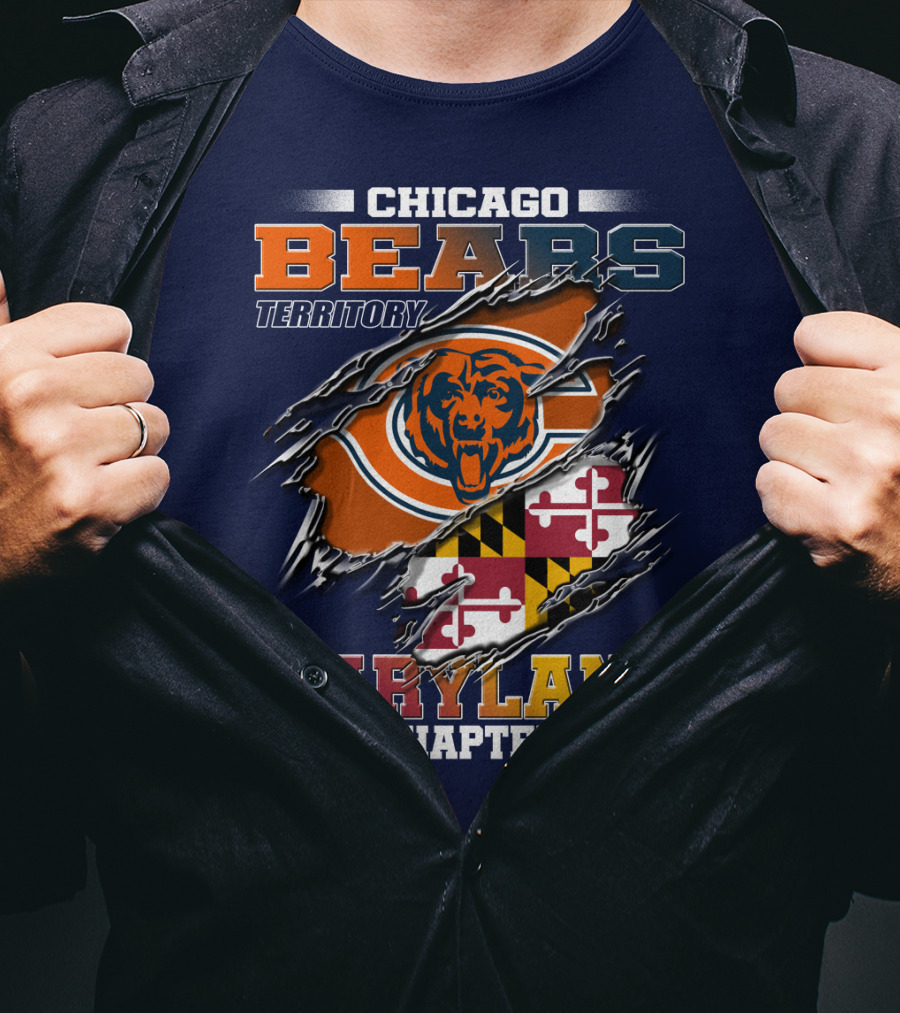 Chicago Bears Territory Maryland Chapter T-Shirt
