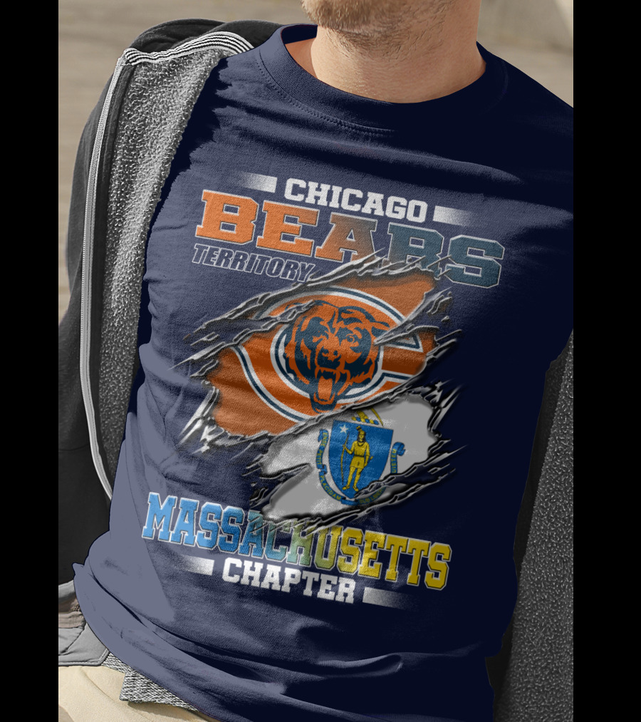 Chicago Bears Territory Massachusetts Chapter T-Shirt