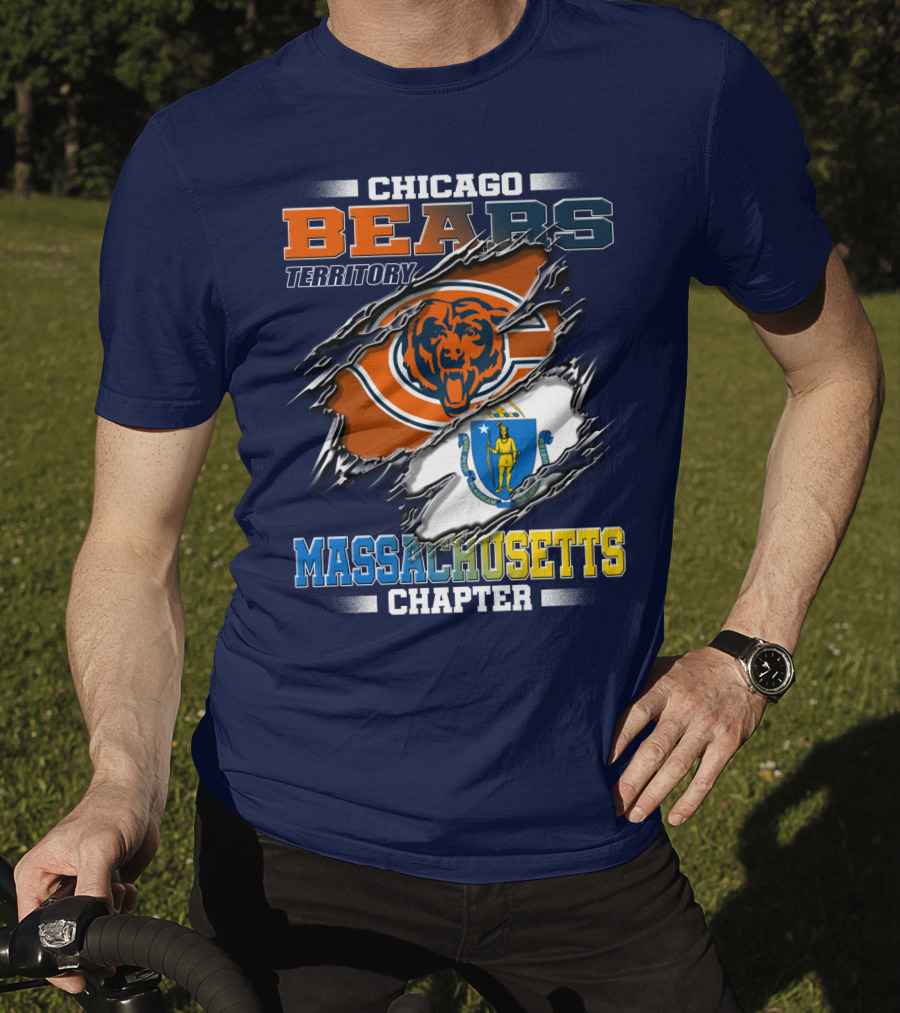 Chicago Bears Territory Massachusetts Chapter T-Shirt