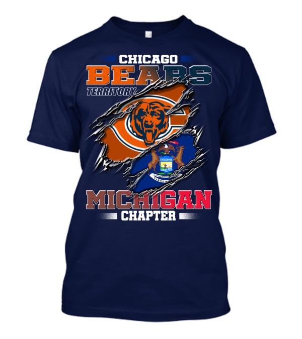 Chicago Bears Territory Michigan Chapter T-Shirt