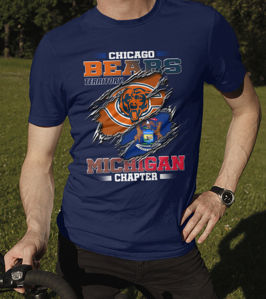 Chicago Bears Territory Michigan Chapter T-Shirt