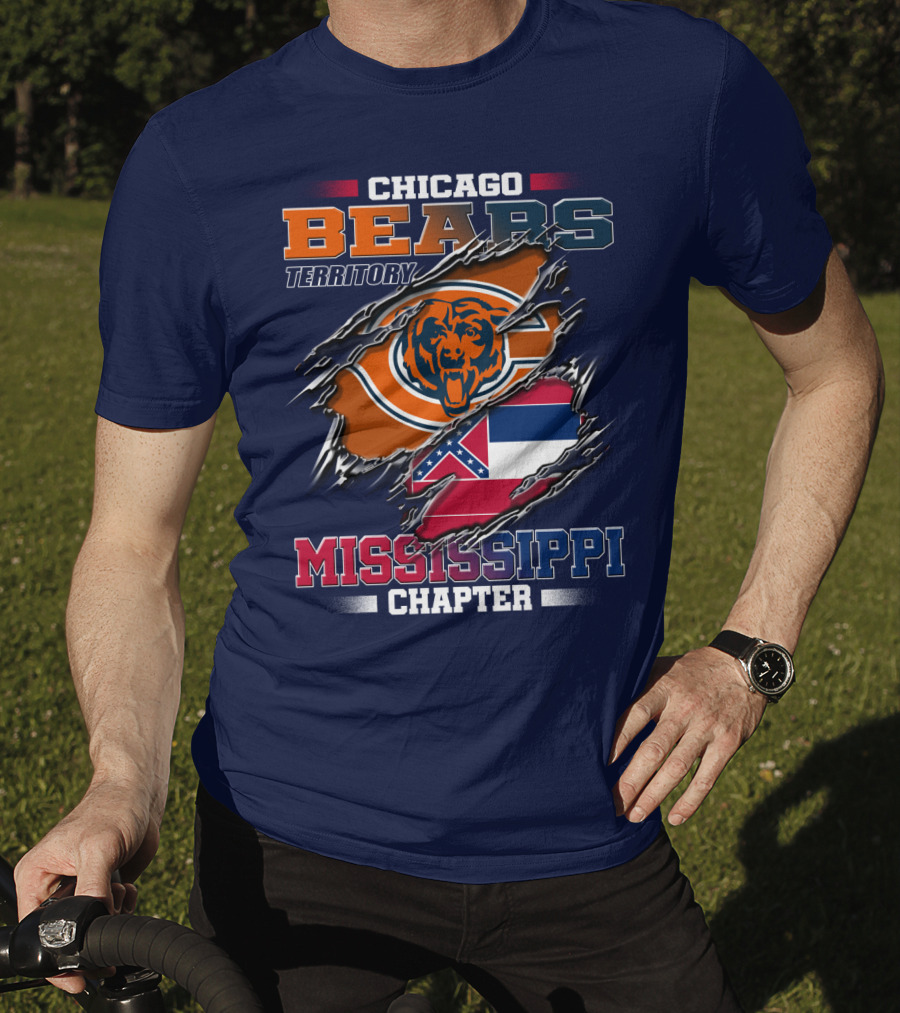 Chicago Bears Territory Mississippi Chapter T-Shirt