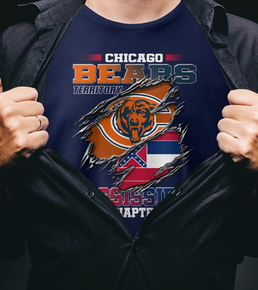 Chicago Bears Territory Mississippi Chapter T-Shirt