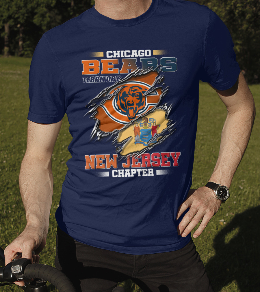 Chicago Bears Territory New Jersey Chapter T-Shirt
