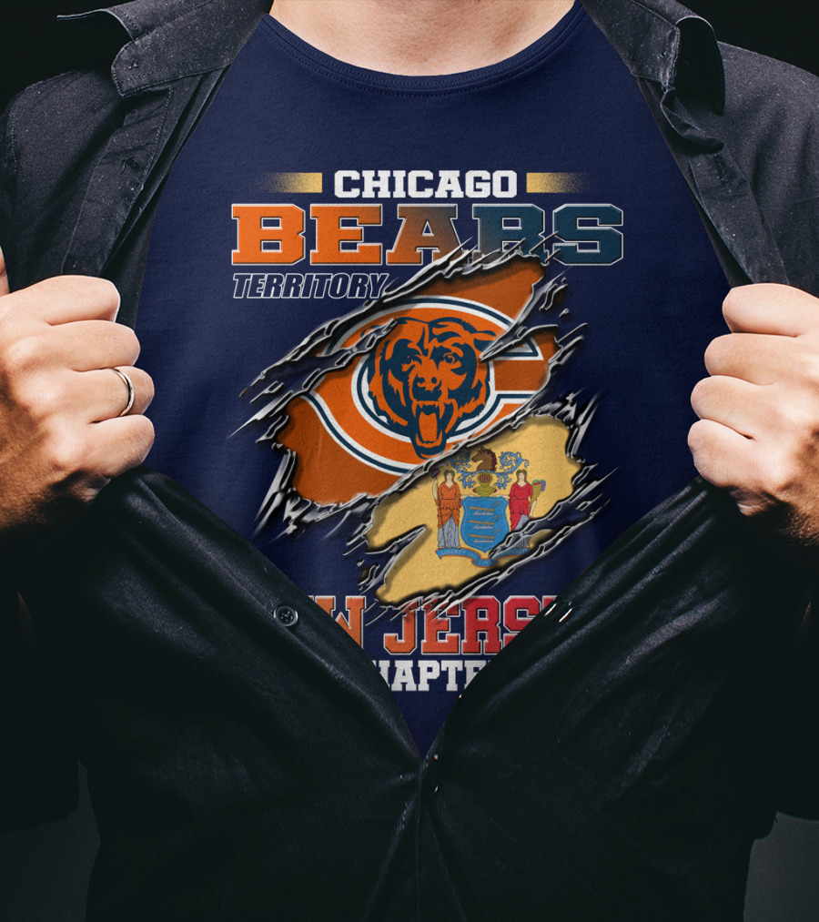 Chicago Bears Territory New Jersey Chapter T-Shirt