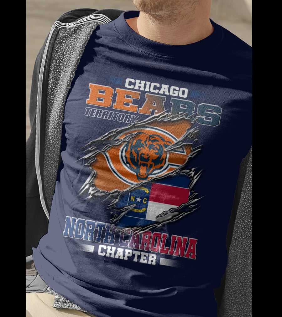 Chicago Bears Territory North Carolina Chapter T-Shirt