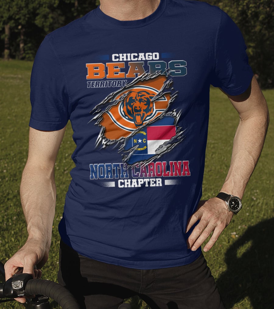 Chicago Bears Territory North Carolina Chapter T-Shirt