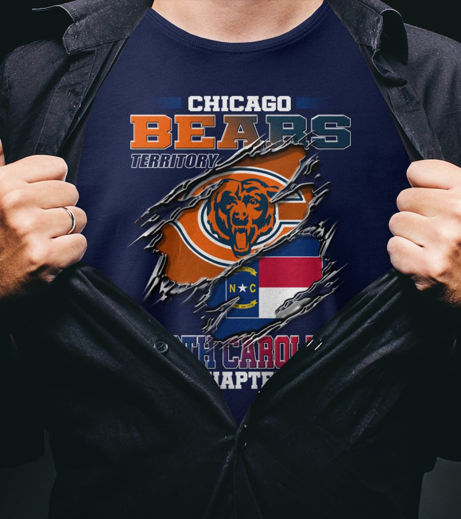 Chicago Bears Territory North Carolina Chapter T-Shirt