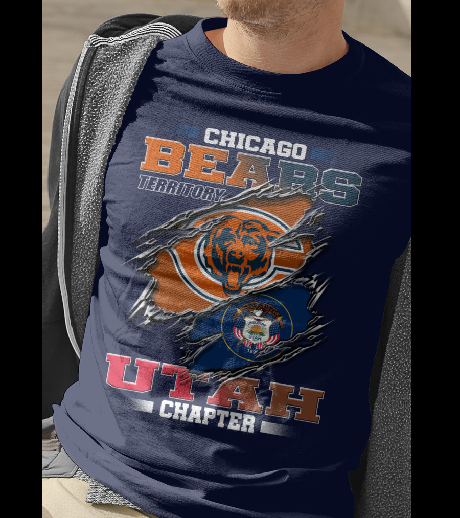 Chicago Bears Territory Utah Chapter T-Shirt
