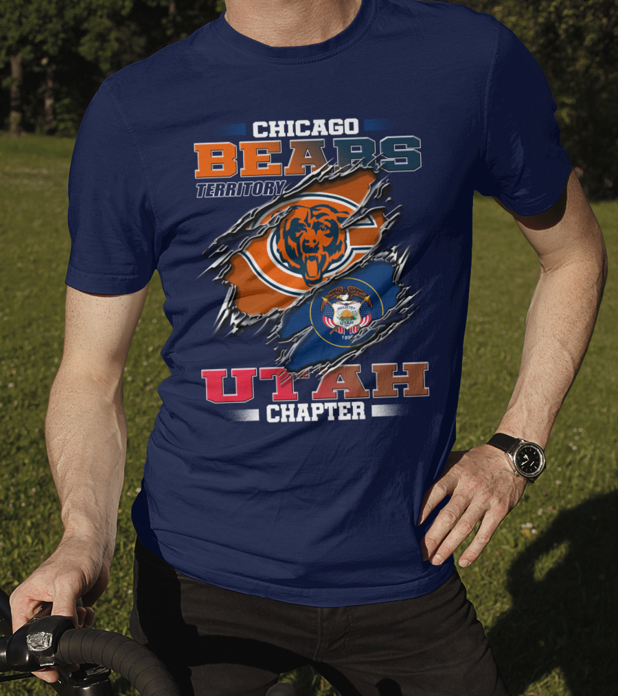 Chicago Bears Territory Utah Chapter T-Shirt