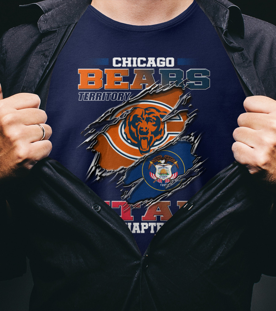 Chicago Bears Territory Utah Chapter T-Shirt