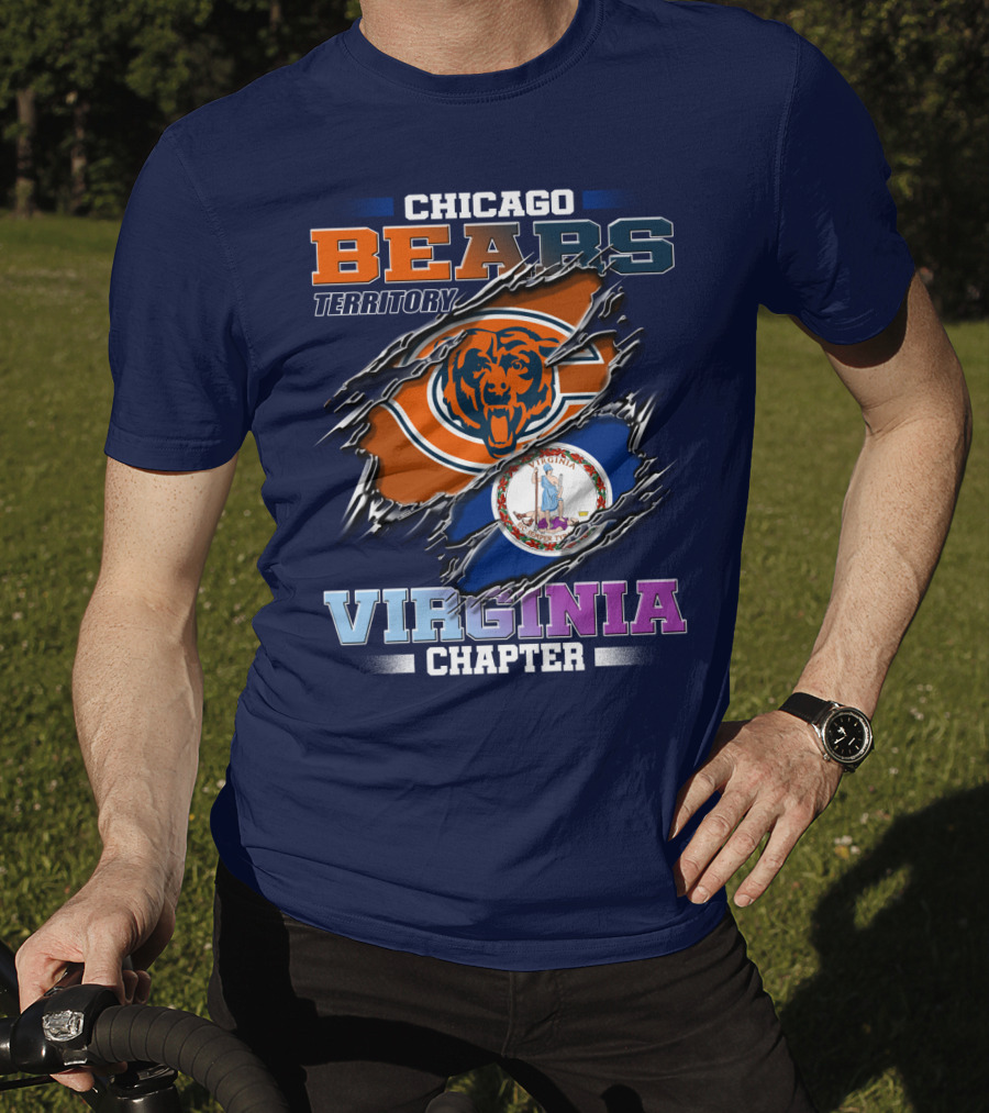 Chicago Bears Territory Virginia Chapter T-Shirt