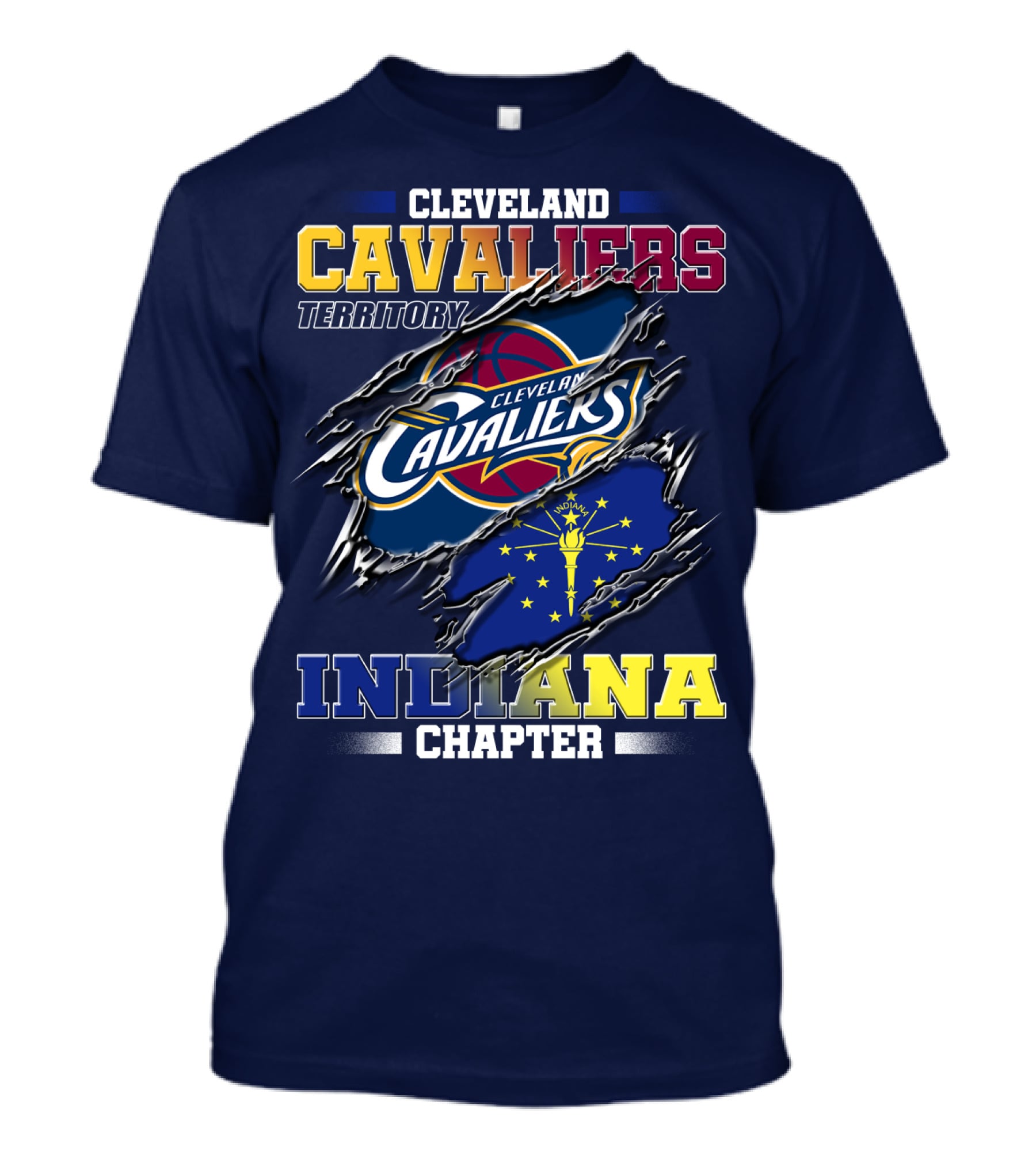 Cleveland Cavaliers Territory Indiana Chapter T-Shirt