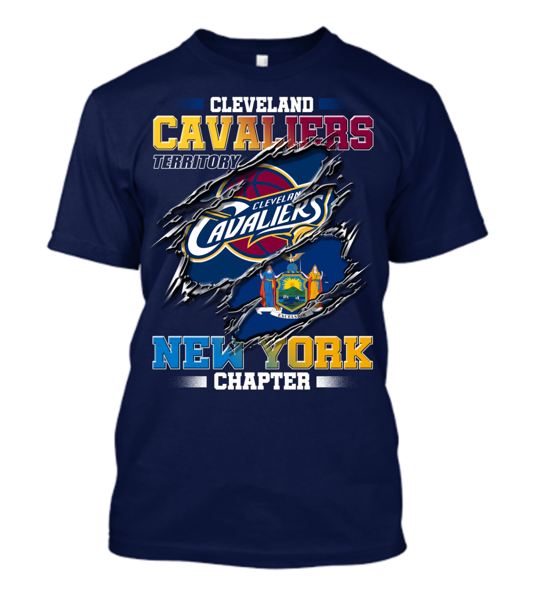 Cleveland Cavaliers Territory New York Chapter T-Shirt