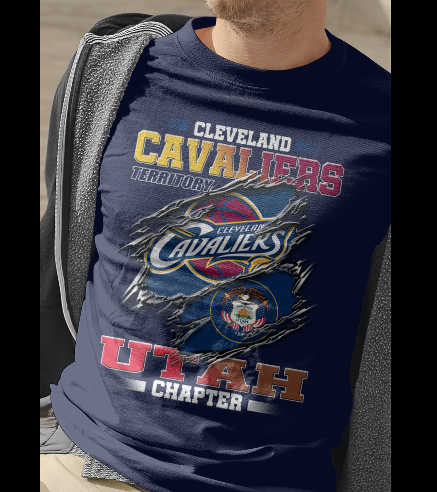 Cleveland Cavaliers Territory Utah Chapter NBA Fans 1896 T-Shirt