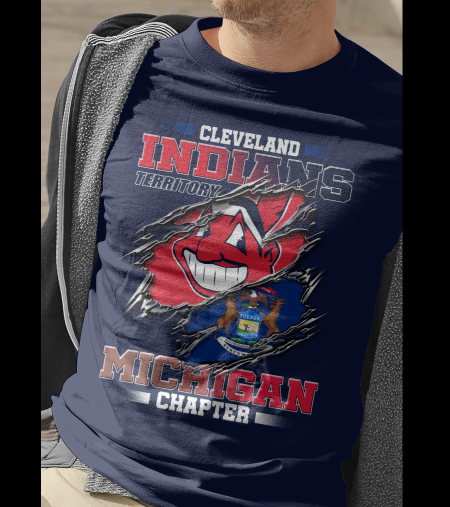 Cleveland Indians Territory Michigan Chapter T-Shirt