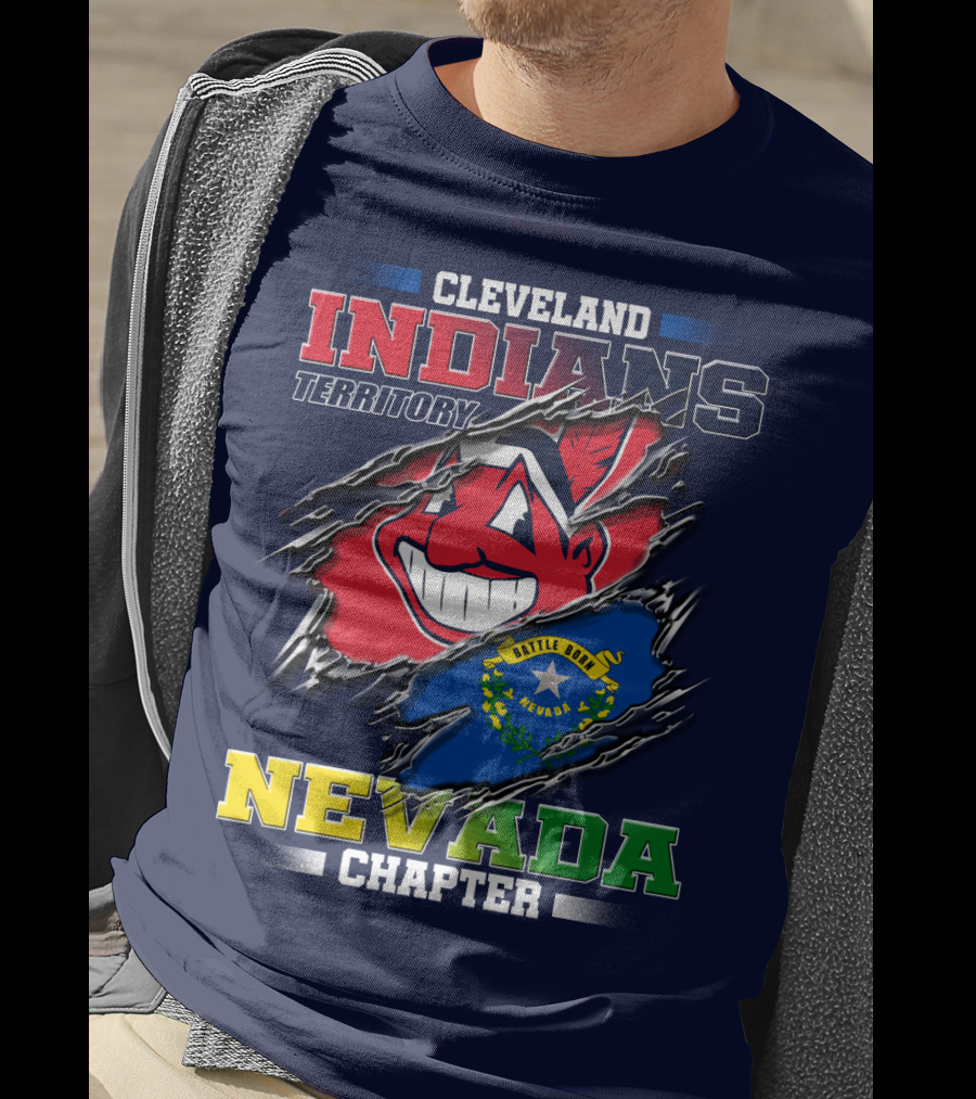 Cleveland Indians Territory Nevada Chapter Little Born T-Shirt
