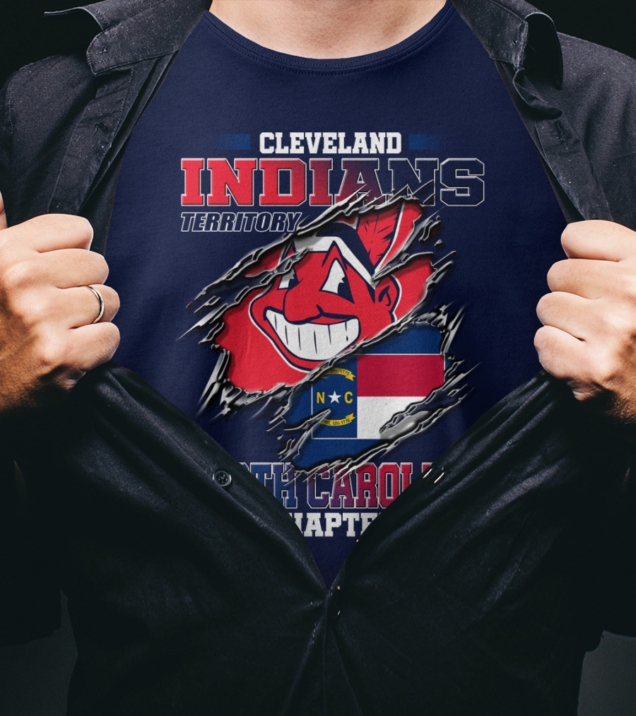 Cleveland Indians Territory North Carolina Chapter T-Shirt