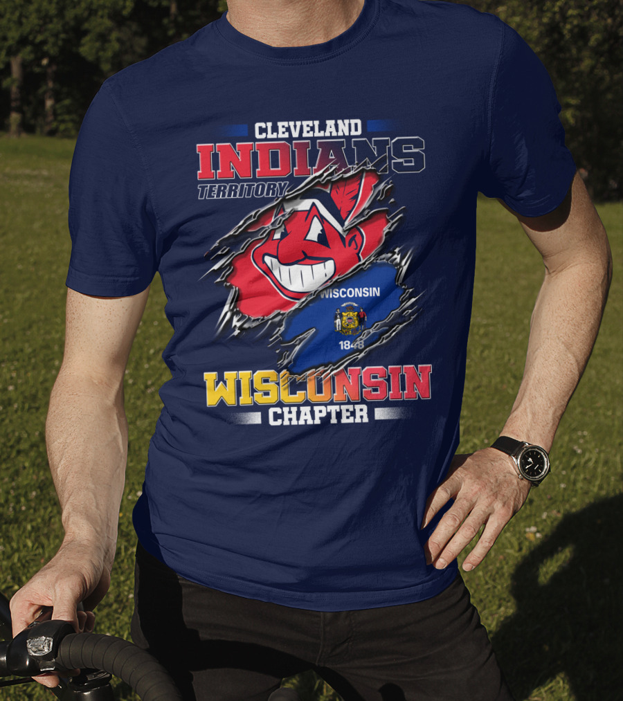 Cleveland Indians Territory Wisconsin Chapter 1848 T-Shirt