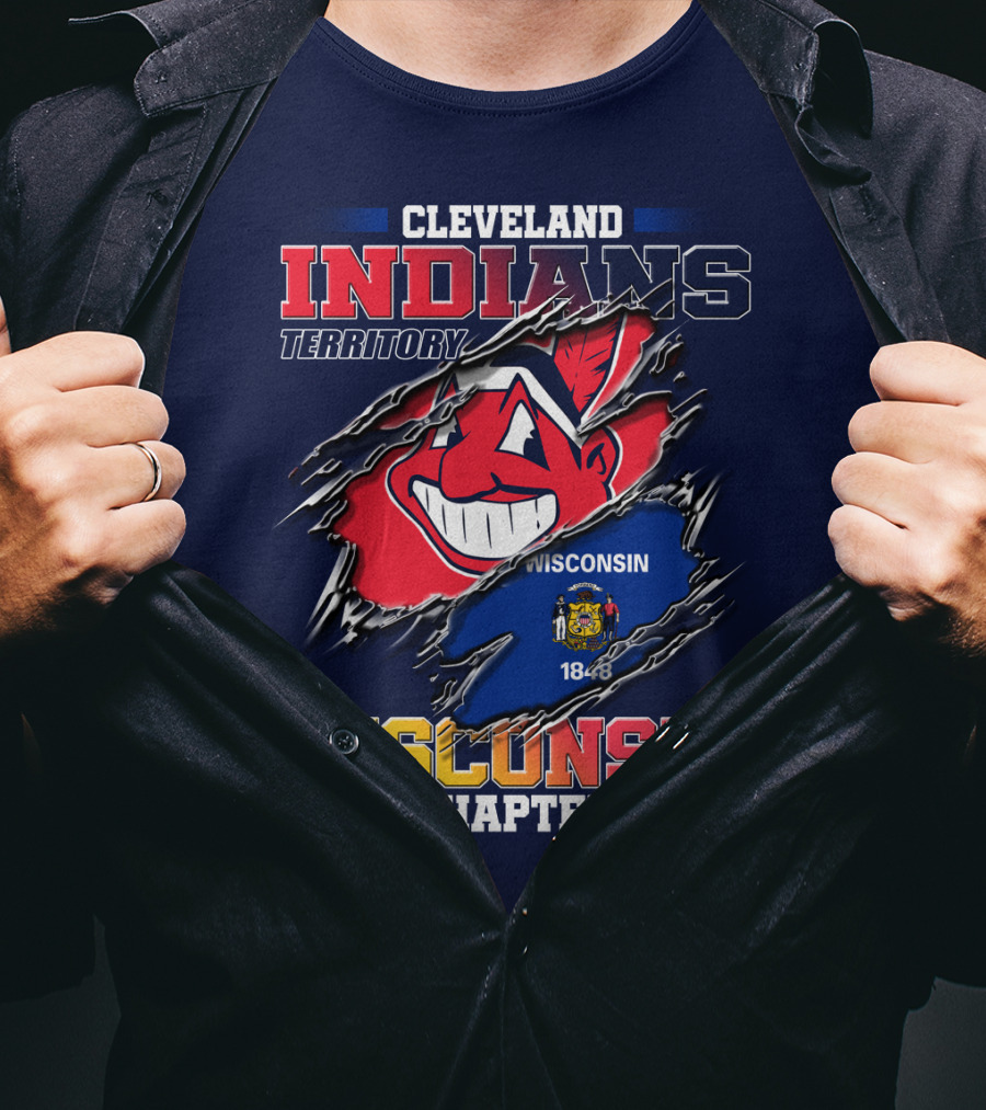 Cleveland Indians Territory Wisconsin Chapter 1848 T-Shirt