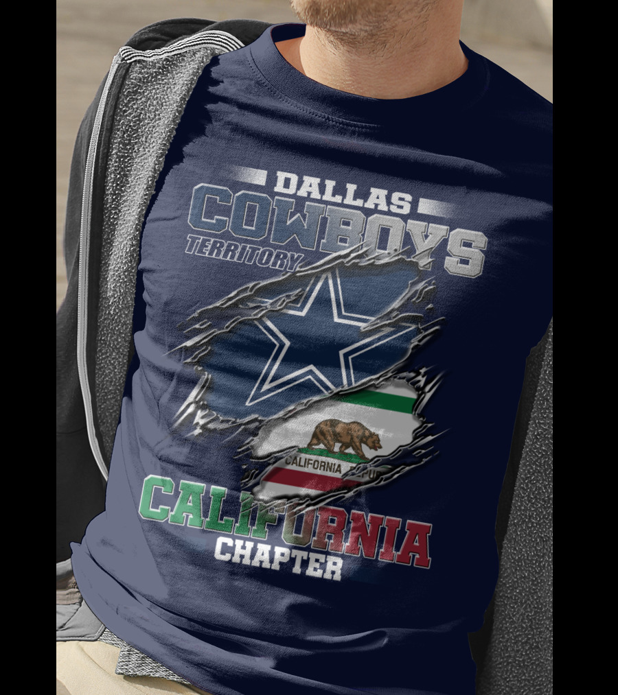 Dallas Cowboys Territory California Chapter T-Shirt