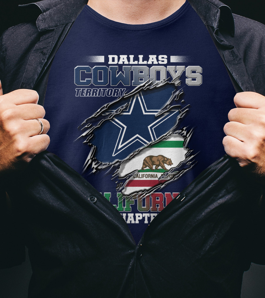 Dallas Cowboys Territory California Chapter T-Shirt