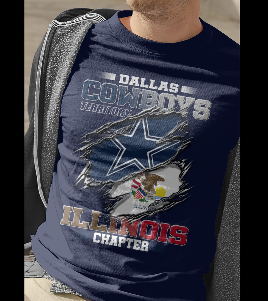 Dallas Cowboys Territory Illinois Chapter T-Shirt
