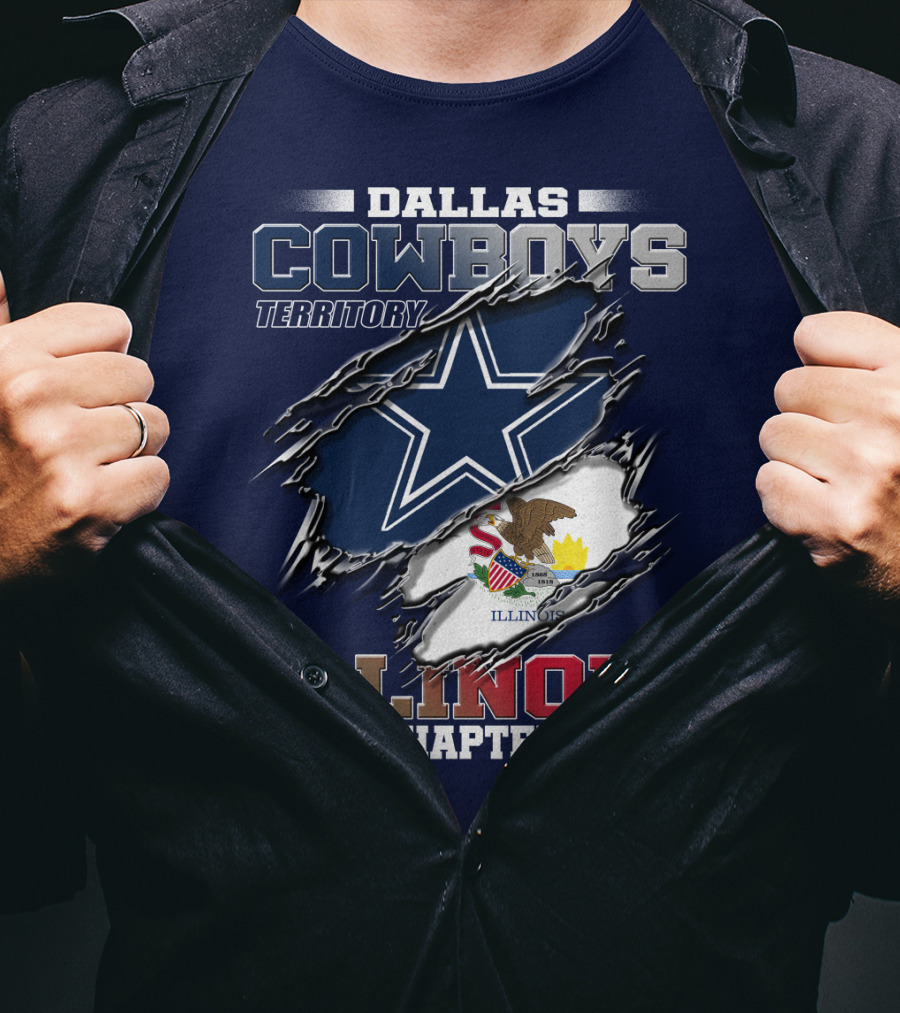 Dallas Cowboys Territory Illinois Chapter T-Shirt