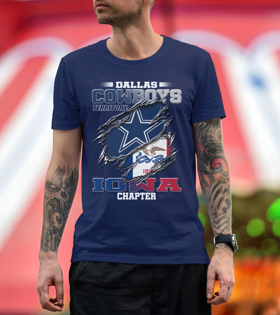 Dallas Cowboys Territory Iowa Chapter T-Shirt