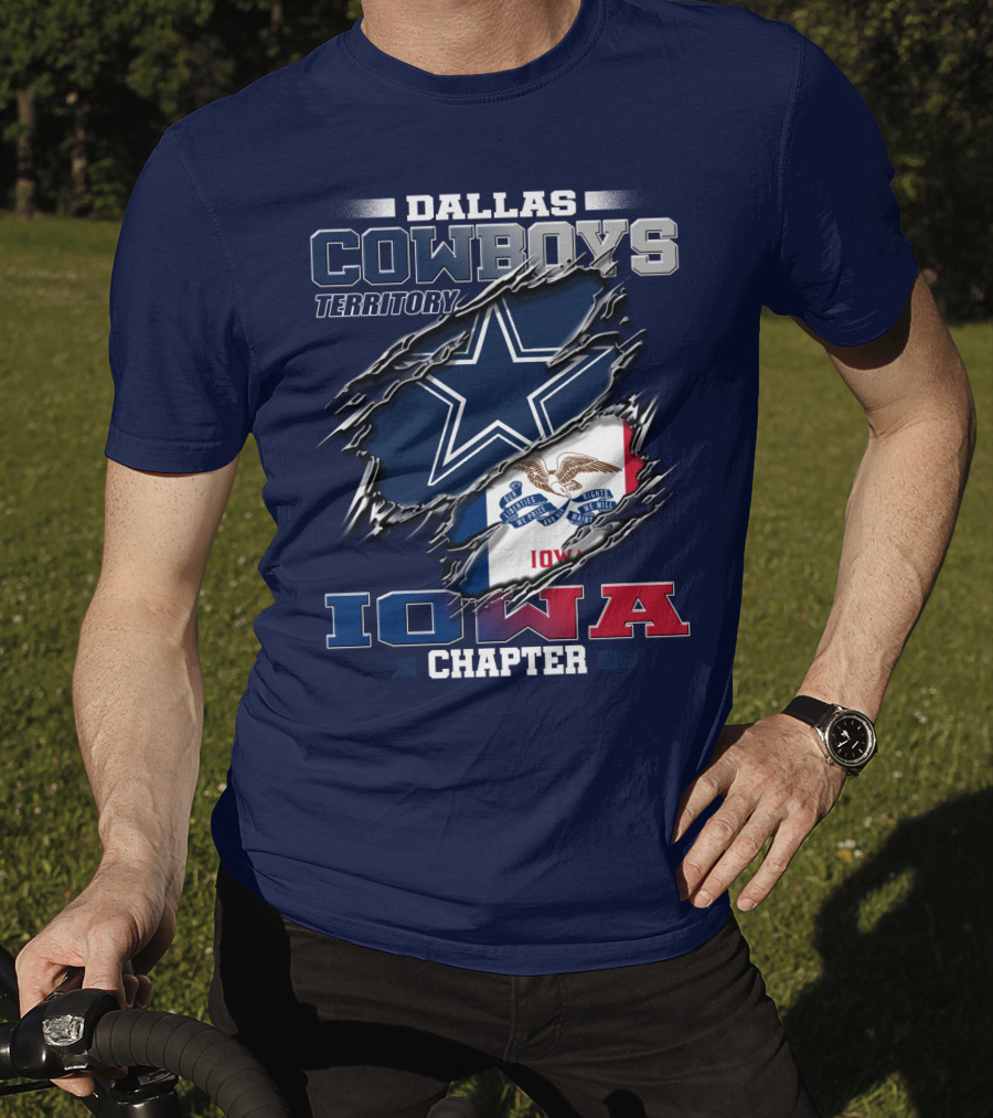 Dallas Cowboys Territory Iowa Chapter T-Shirt