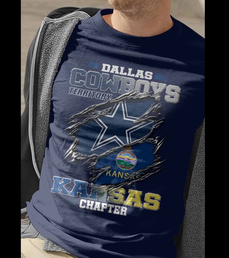 Dallas Cowboys Territory Kansas Chapter T-Shirt