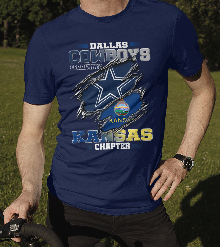 Dallas Cowboys Territory Kansas Chapter T-Shirt