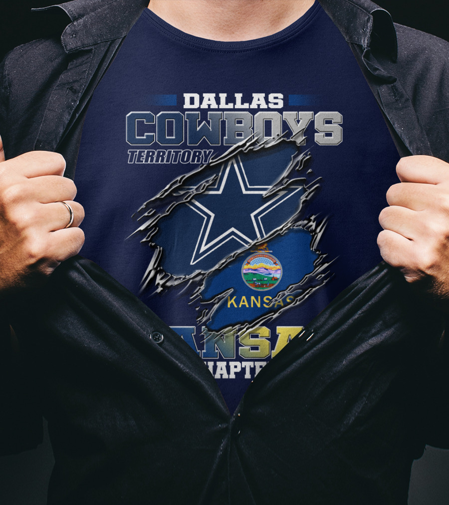 Dallas Cowboys Territory Kansas Chapter T-Shirt