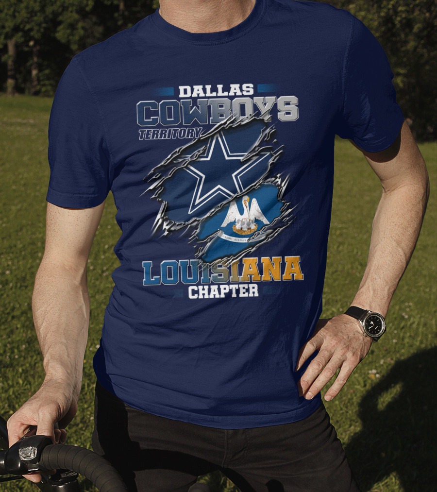 Dallas Cowboys Territory Louisiana Chapter T-Shirt