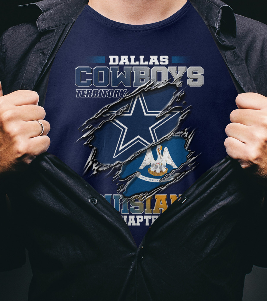 Dallas Cowboys Territory Louisiana Chapter T-Shirt