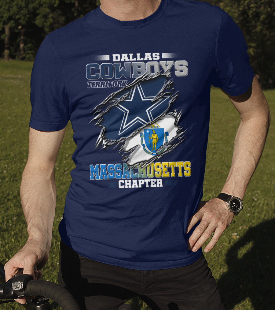 Dallas Cowboys Territory Massachusetts Chapter T-Shirt