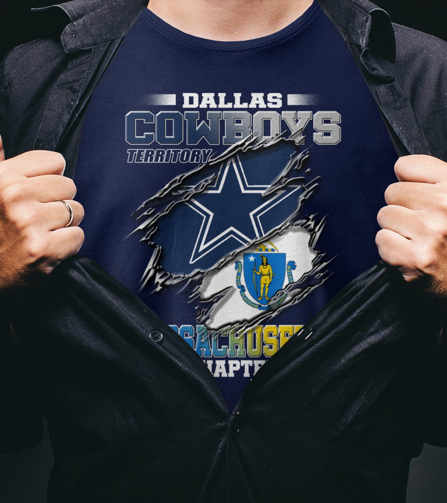 Dallas Cowboys Territory Massachusetts Chapter T-Shirt