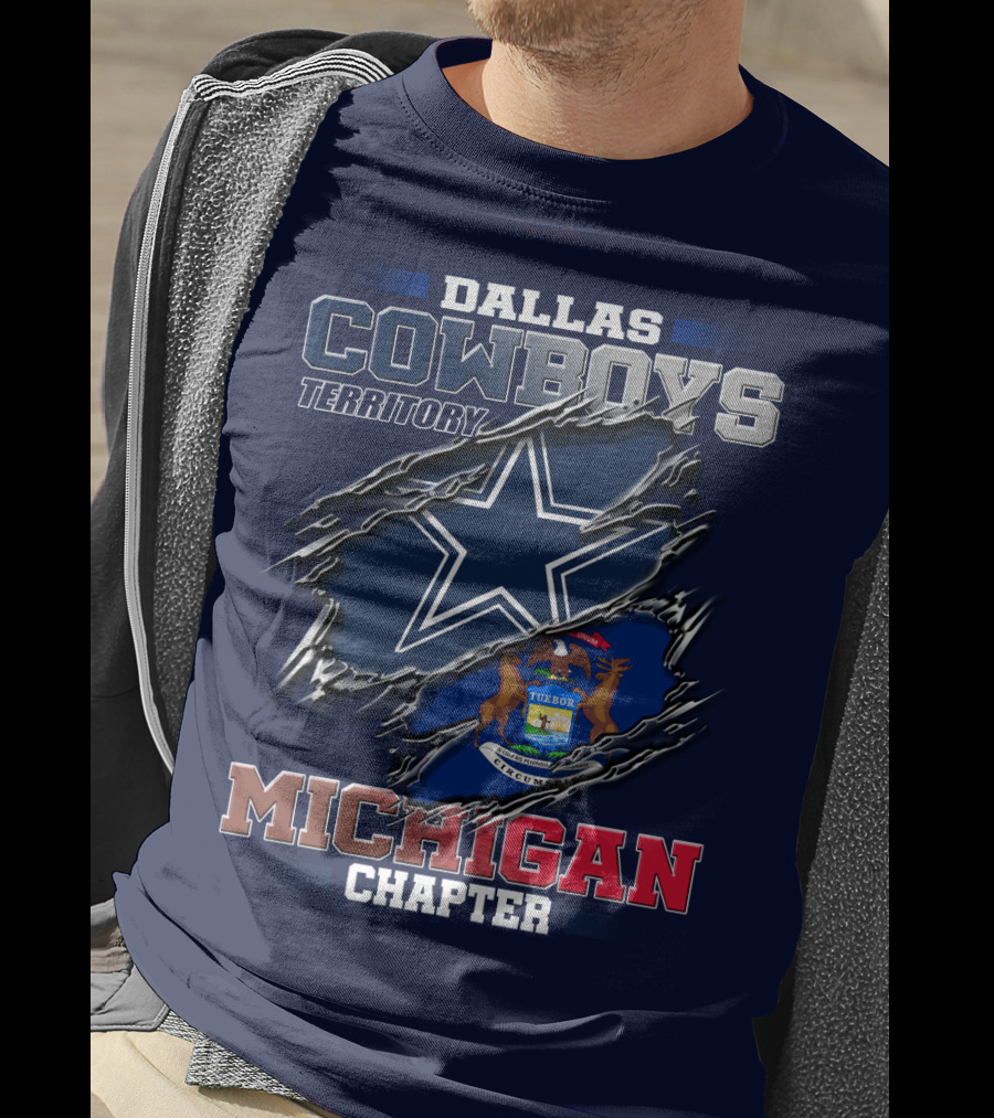 Dallas Cowboys Territory Michigan Chapter T-Shirt