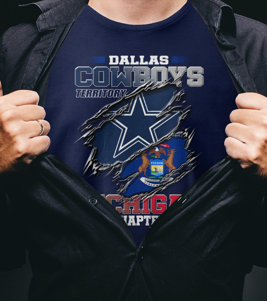 Dallas Cowboys Territory Michigan Chapter T-Shirt