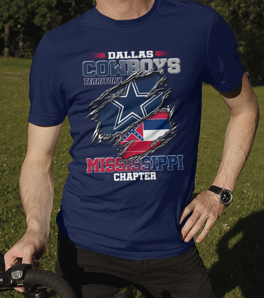 Dallas Cowboys Territory Mississippi Chapter T-Shirt