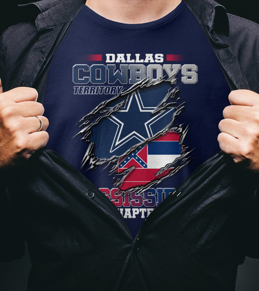 Dallas Cowboys Territory Mississippi Chapter T-Shirt