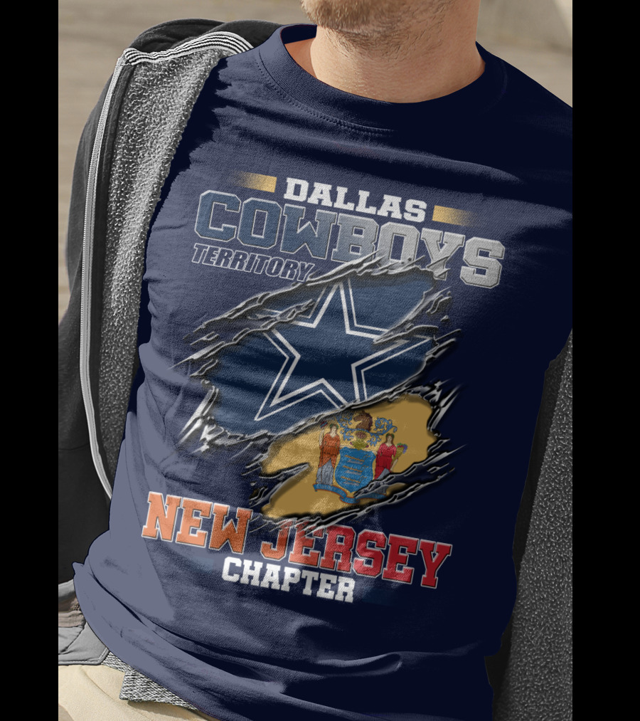Dallas Cowboys Territory New Jersey Chapter T-Shirt