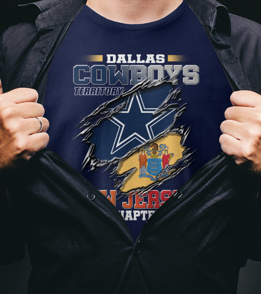 Dallas Cowboys Territory New Jersey Chapter T-Shirt