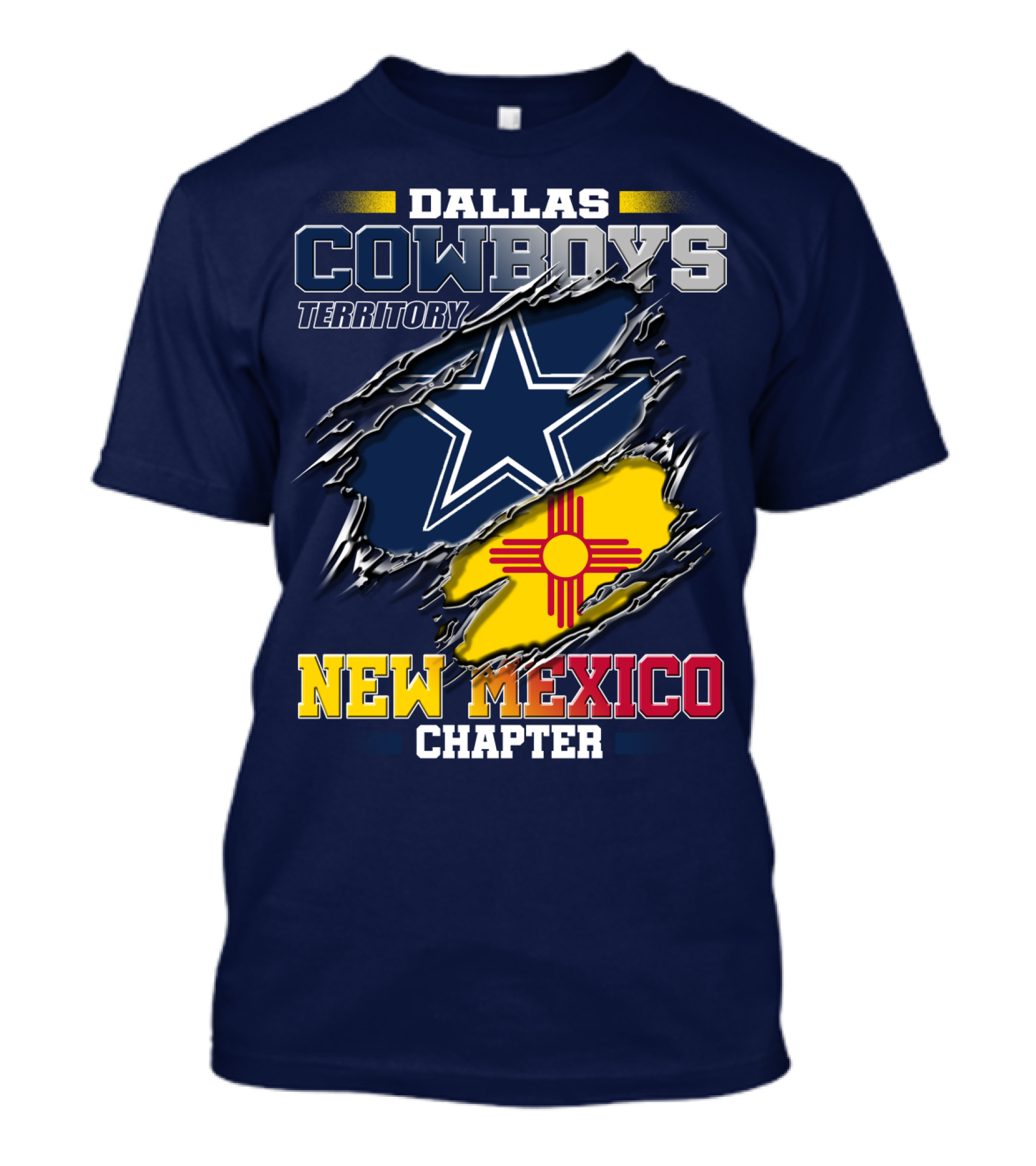 Dallas Cowboys Territory New Mexico Chapter T-Shirt