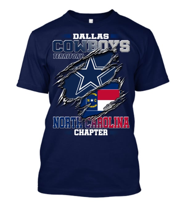 Dallas Cowboys Territory North Carolina Chapter T-Shirt