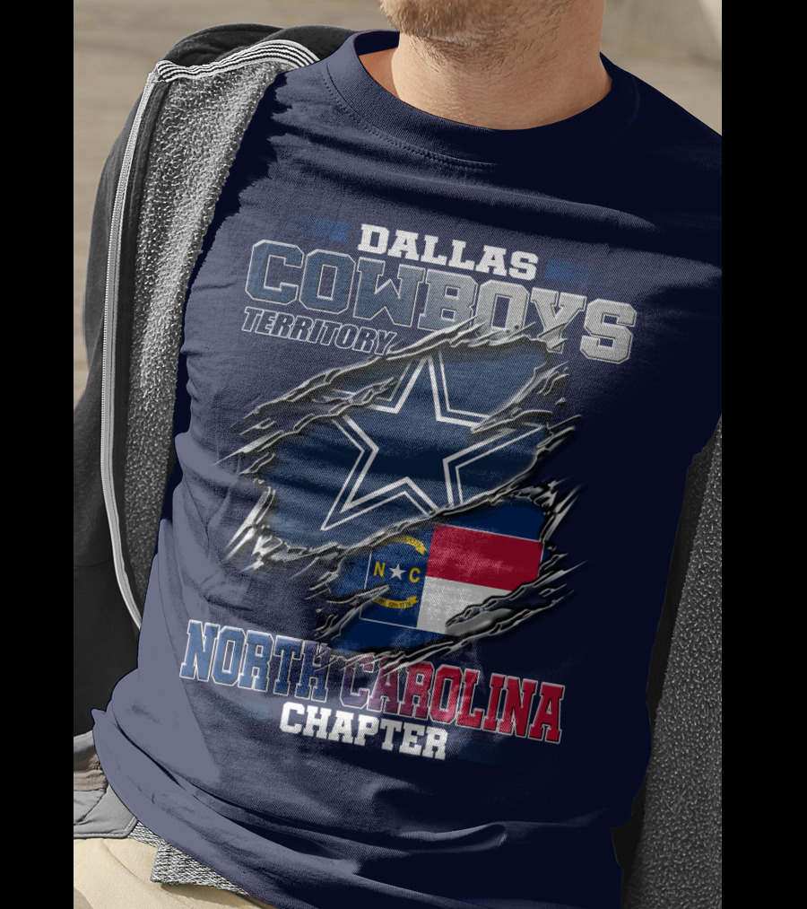 Dallas Cowboys Territory North Carolina Chapter T-Shirt