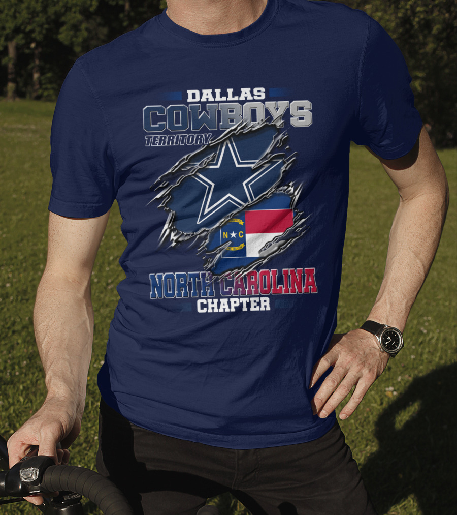 Dallas Cowboys Territory North Carolina Chapter T-Shirt
