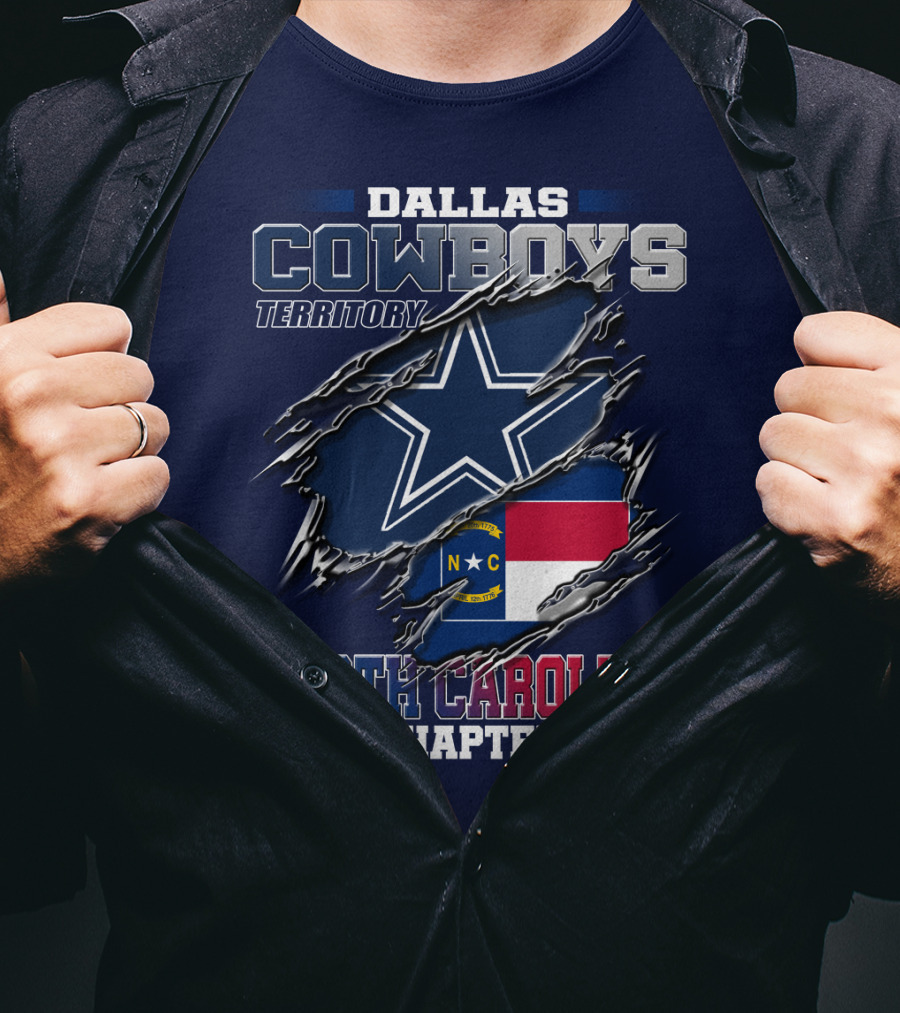 Dallas Cowboys Territory North Carolina Chapter T-Shirt