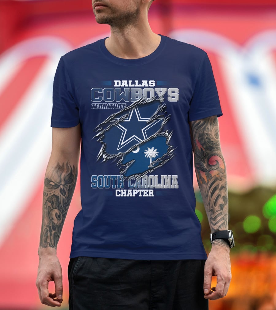 Dallas Cowboys Territory South Carolina Chapter T-Shirt